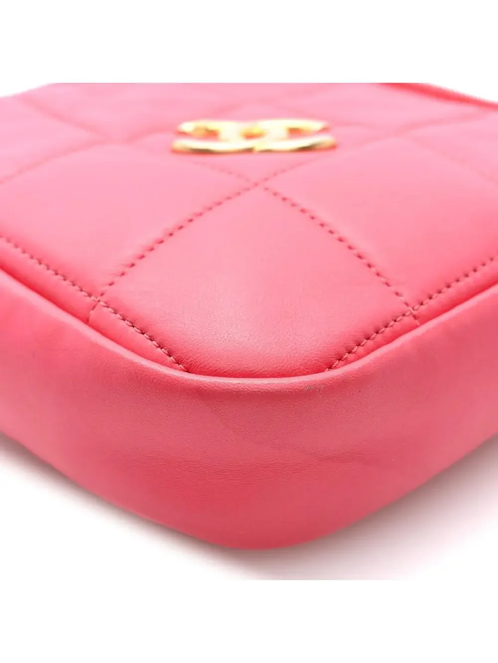 Chanel Lambskin Quilted Diamond Clutch #303628C16B